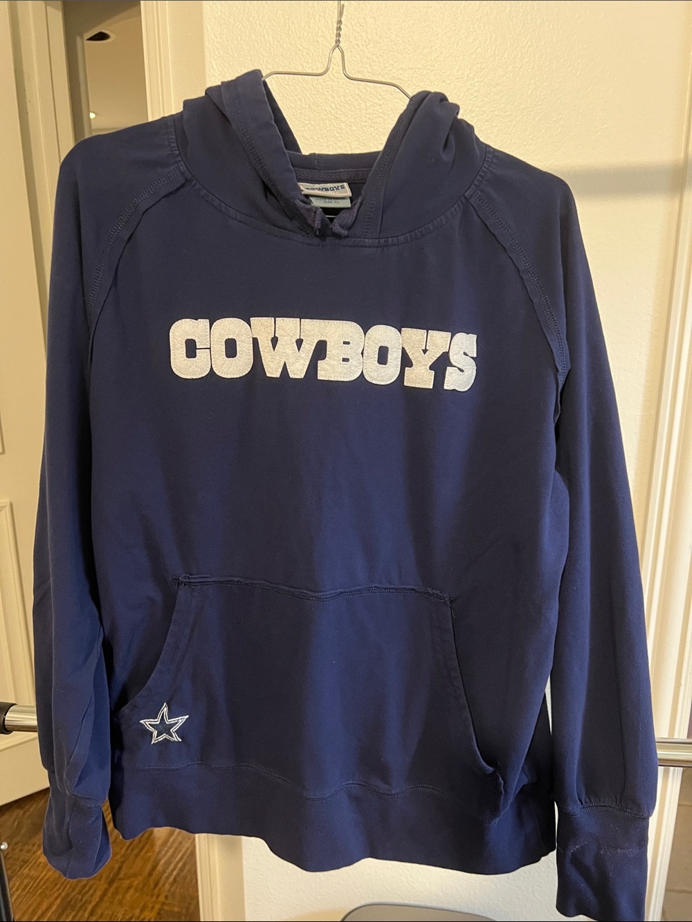 Navy Cowboys Pullover Hoodie - Dallas Cowboys Football